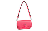 LOUIS VUITTON Epi Grained Cow Leather Shoulder Bag Crossbody Bag Women's Dragon Fruit Red