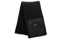 PRADA Shaker Knit Scarf