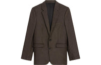 CELINE Pinstripe Buttoned Jacket