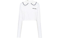 MIU MIU Crop Tops Women's White
