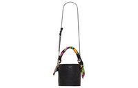 SAINT LAURENT Smooth Leather Bucket Bags Shoulder Bags Small Size Women's Black
