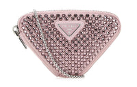 PRADA Satin Wallet Mini Women's Pink