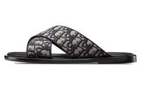 DIOR Alias Sandals Blue Oblique