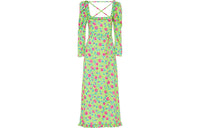 MIU MIU Long Sleeved Dress Women's Green