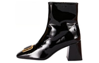 MIU MIU Ankle Boots 8cm Women's Black