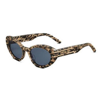 DIOR Acetate Oval Sunglasses Women's Multicolor