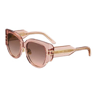 DIOR Acetate Metal Round Sunglasses Women's Pink