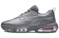 PRADA Collision Casual Shoes Men Low-Top Gray White Steel