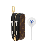 LOUIS VUITTON Golf Accessories Leather Canvas Metalwork Unisex