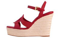 LOUIS VUITTON Isola Strap Sandals 8cm Women's Red
