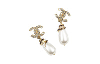 CHANEL Earrings Women's Gold
