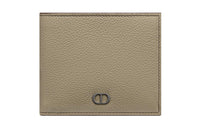 DIOR Calfskin Wallet Men's Gemstone Beige