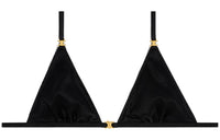 CELINE Triomphe Triangle Bra In Silk