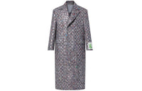 LOUIS VUITTON Coats Men Silver