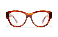 CHANEL Eyeglass Frames Women's Brown