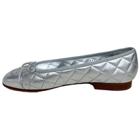 CHANEL Casual Single Shoes Women's Silver
