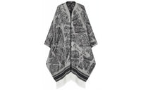 DIOR Cloaks Women's Gray