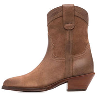 SAINT LAURENT Ankle Boots Women's Brown