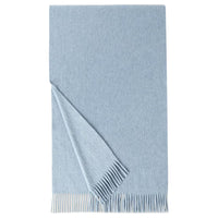 Loro Piana Cashmere Knit Scarves Men's Blue Gray Mix