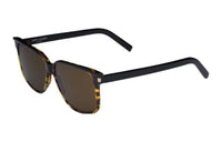 SAINT LAURENT Irregular Shape Sunglasses Men's Black