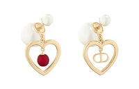 DIOR Earrings Unisex Gold
