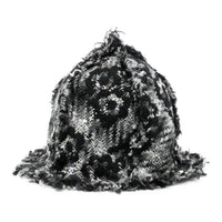 CHANEL Wool Beanies Women's Black
