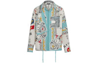 LOUIS VUITTON Hooded Pyjama Shirt Shirt Men's Blue