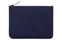 HERMES Polyamide Clutch Small Size Women's Marine Blue