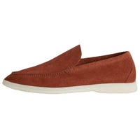 Loro Piana Summer Walk Loafers Men's Red