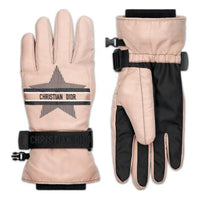 DIOR Polyester, Polyurethane Gloves Women's Pink
