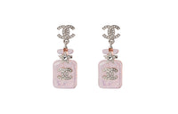 CHANEL Earrings Women's Pink