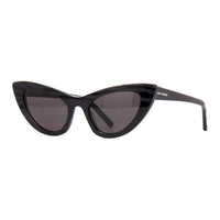 SAINT LAURENT Cat Eye Sunglasses Men's Black