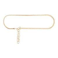 SAINT LAURENT Brass Waist Chains Women's Gold Width: 1.5cm