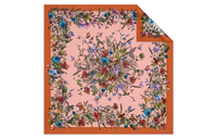 DIOR Miss DIOR Millefiori Series Silk Scarves Women's Orange