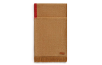 HERMES Knit Scarves Women's Camel
