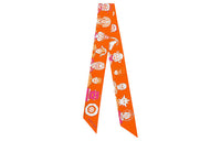 HERMES Silk Scarves Women's Orange