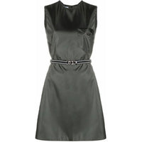 PRADA SS21 Sleeveless Dress Women's Gray