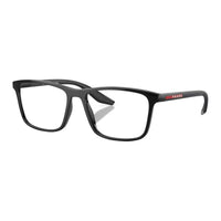 PRADA Nylon Square Eyeglass Frames Men's Black