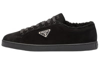 PRADA Low Top Stylish Skateboarding Shoes Men's Black