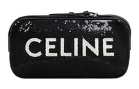 CELINE Triomphe Sheepskin Camera Bags Crossbody Bag Shoulder Bag Women's Black