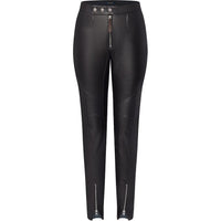 LOUIS VUITTON SS24 Leather Pants Women's Black