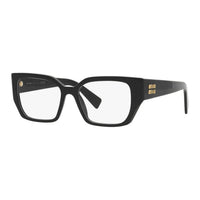 MIU MIU Irregular Shape Eyeglass Frames Women's Black