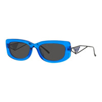 PRADA Plastic Rectangular Sunglasses Women's Blue