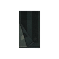 HERMES Cashmere Knit Scarves Men's Black