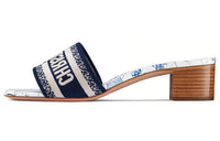 DIOR Dway Slide Slippers 3cm Women's Blue