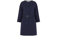 DIOR Coats Women's Marine Blue