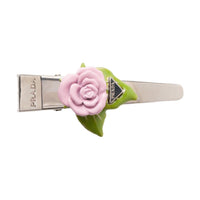 PRADA Metal Hair Clips Women's Pink