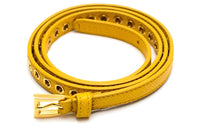 PRADA Leather Belts Women's Yellow