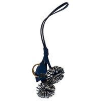 MIU MIU Calfskin Bag Accessories Women's Bright Blue/White