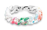 LOUIS VUITTON CHAIN LINKS White Ceramic Bracelets Unisex